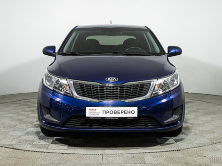 2014 Kia Rio III, синий, 799700 рублей, вид 2