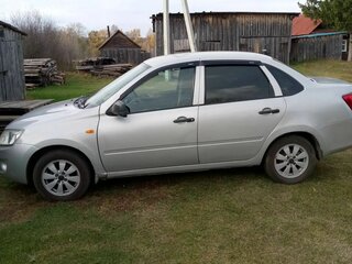 2012 Lada (ВАЗ) Granta I, серебристый, 260000 рублей, вид 4