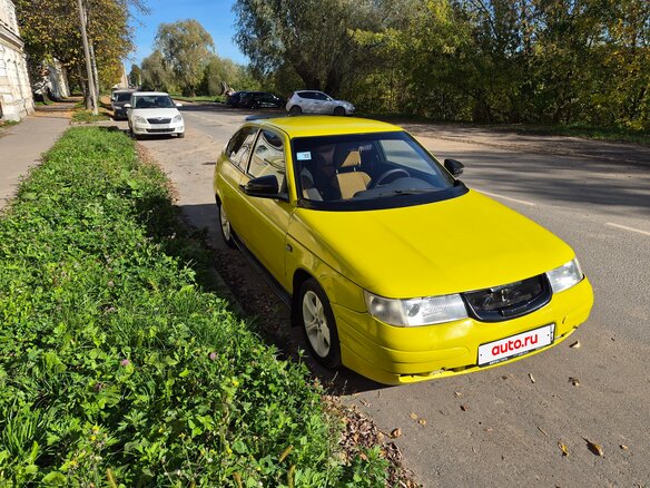 2007 Lada (ВАЗ) 2112, жёлтый - вид 2