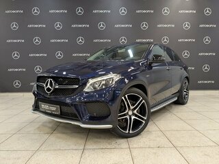 2015 Mercedes-Benz GLE 450 AMG I (W166), синий, 3385000 рублей, вид 1