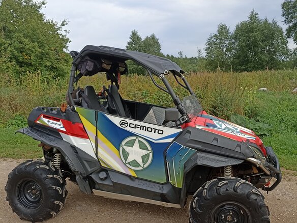 2015 CFMoto CF800-Z8, красный, 650000 рублей - вид 4