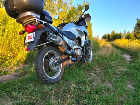 2001 Honda XL650V Transalp, серебристый, 350000 рублей, вид 3