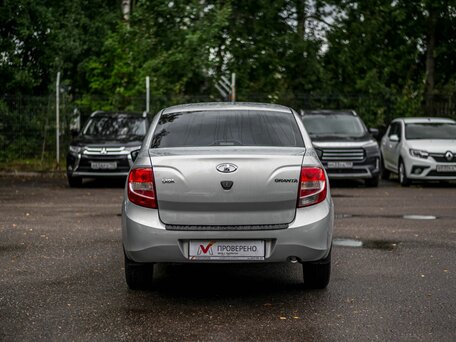 2018 Lada (ВАЗ) Granta I, серебристый, 370000 рублей, вид 4