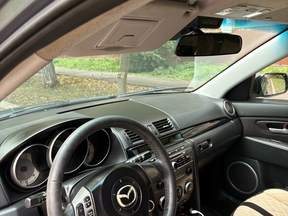 2007 Mazda 3 I (BK) Рестайлинг, серый, 320000 рублей - вид 4