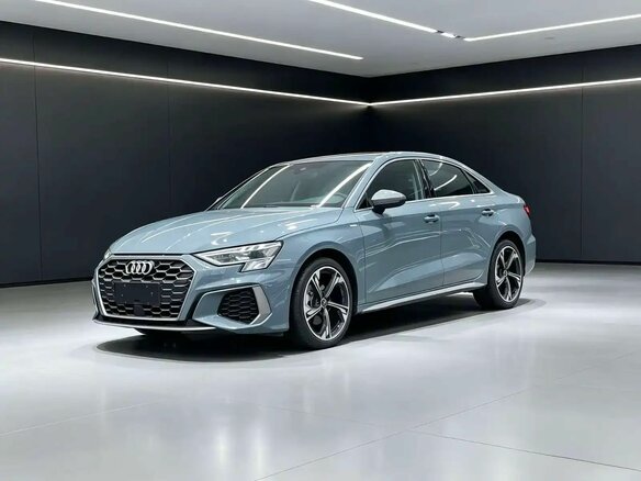 2023 Audi A3 35 TFSI Long IV (8Y), голубой, 2112000 рублей