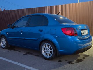 2009 Kia Rio II Рестайлинг, синий, 900000 рублей, вид 4