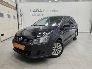 2013 Volkswagen Polo V, чёрный, 429000 рублей, вид 1