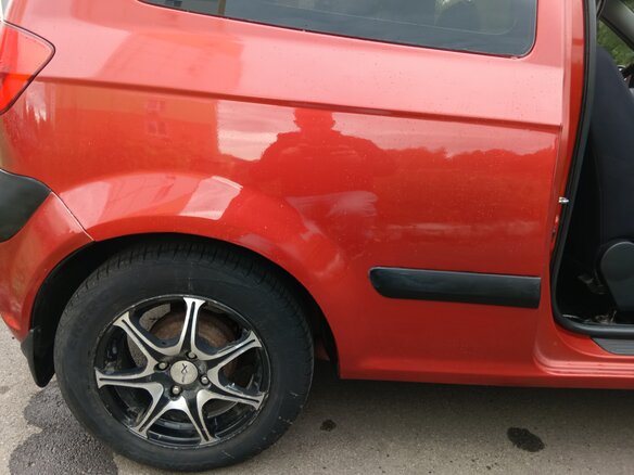 2008 Hyundai Getz I Рестайлинг, красный, 345000 рублей - вид 8