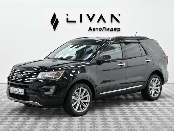 2017 Ford Explorer V Рестайлинг, чёрный, 2225000 рублей - вид 3