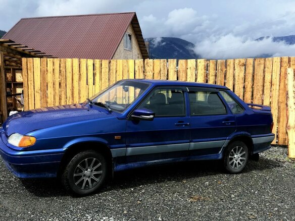 2007 Lada (ВАЗ) 2115, синий, 200000 рублей - вид 2
