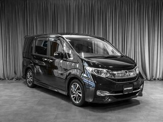 2015 Honda Stepwgn Spada V, чёрный, 1849000 рублей, вид 1
