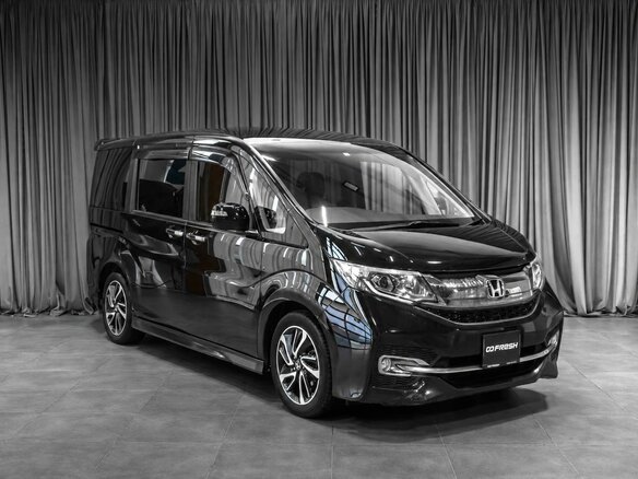 2015 Honda Stepwgn Spada V, чёрный, 1849000 рублей