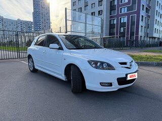 2008 Mazda 3 I (BK) Рестайлинг, белый, 1230000 рублей, вид 3