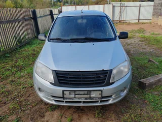 2013 Lada (ВАЗ) Granta I, серебристый, 120000 рублей, вид 1