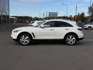 2013 Infiniti FX37 II (S51) Рестайлинг, белый, 1685000 рублей, вид 4