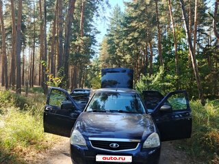 2012 Lada (ВАЗ) Priora I, синий, 325000 рублей, вид 1