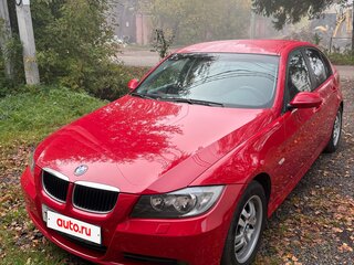 2005 BMW 3 серии 320i V (E90/E91/E92/E93), красный, 890000 рублей, вид 2