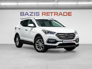 2016 Hyundai Santa Fe III Рестайлинг, белый, 2079000 рублей, вид 3