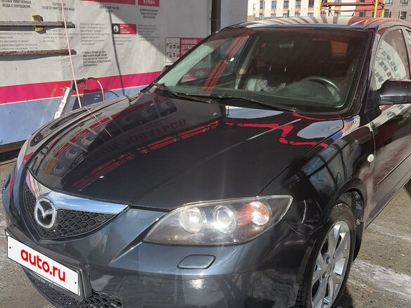 2008 Mazda 3 I (BK) Рестайлинг, чёрный, 450000 рублей - вид 4