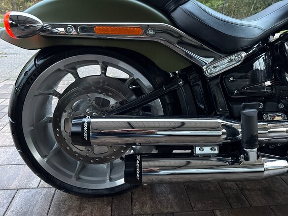 2022 Harley-Davidson Fat Boy, зелёный, 2300000 рублей - вид 10