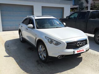 2012 Infiniti FX37 II (S51) Рестайлинг, белый, 1700000 рублей, вид 2