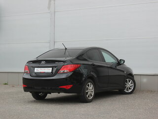 2014 Hyundai Solaris I Рестайлинг, чёрный, 807000 рублей, вид 2