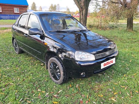 2010 Lada (ВАЗ) Kalina I, чёрный, 270000 рублей, вид 4