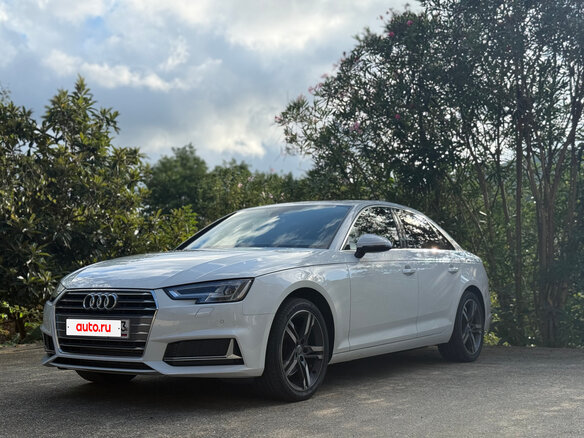 2019 Audi A4 V (B9), белый, 3300000 рублей