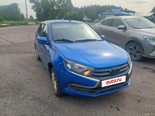 2022 Lada (ВАЗ) Granta I Рестайлинг, синий, 770000 рублей, вид 3