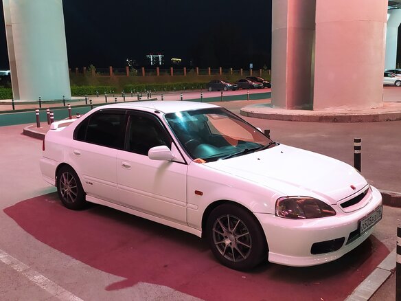 1999 Honda Civic Ferio II, белый, 500000 рублей - вид 6