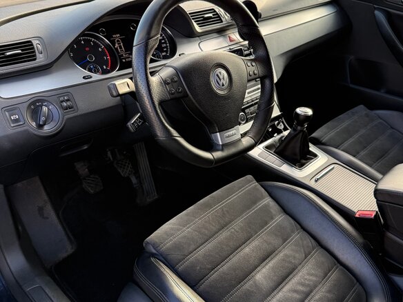 2008 Volkswagen Passat B6, синий, 790000 рублей - вид 15