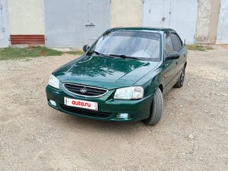 2003 Hyundai Accent ТагАЗ II, зелёный, 333000 рублей, вид 2