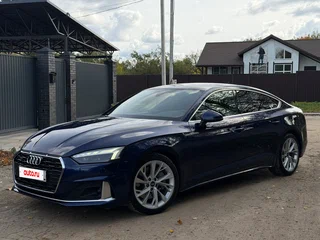 2022 Audi A5 Sportback 45 TFSI II (F5) Рестайлинг, синий, 3750000 рублей, вид 3
