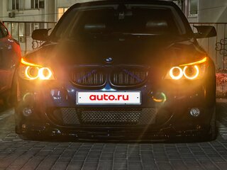 2007 BMW 5 серии 535d V (E60/E61) Рестайлинг, синий, 2400000 рублей, вид 2