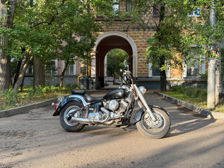 2002 Yamaha XVS400 Drag Star, чёрный, 350000 рублей, вид 1