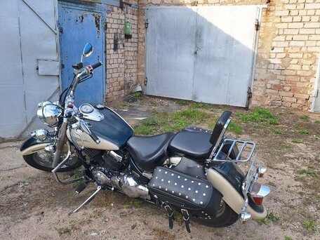 1998 Yamaha XVS400 Drag Star, зелёный, 350000 рублей, вид 4