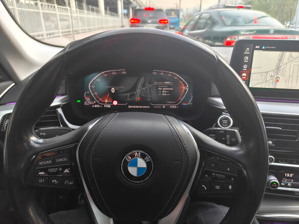2020 BMW 5 серии 520d VII (G30/G31/G38) Рестайлинг, серый - вид 12
