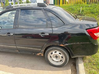 2013 Lada (ВАЗ) Granta I, чёрный, 180000 рублей, вид 4