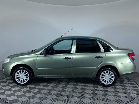 2013 Lada (ВАЗ) Granta I, зелёный, 480000 рублей - вид 7