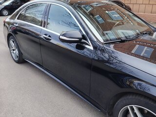 2017 Mercedes-Benz S-Класс 450 Long VI (W222, C217) Рестайлинг, чёрный, 3500000 рублей, вид 2