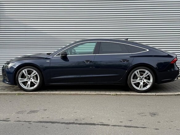 2023 Audi A7 40 TDI II (4K), синий - вид 2