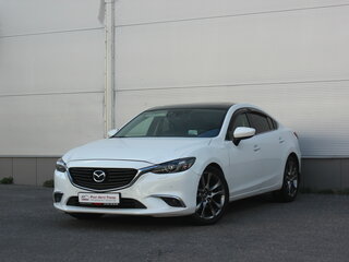 2016 Mazda 6 III (GJ) Рестайлинг, белый, 1530000 рублей, вид 1