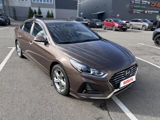 2017 Hyundai Sonata VII (LF) Рестайлинг, коричневый, 1650000 рублей, вид 2