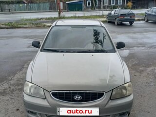 2007 Hyundai Accent ТагАЗ II, бежевый, 350000 рублей, вид 2