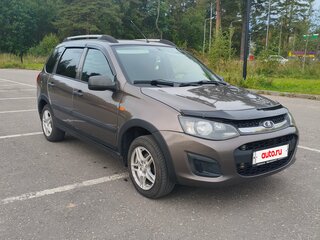 2014 Lada (ВАЗ) Kalina II, коричневый, 485000 рублей, вид 1