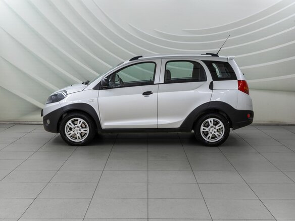 2014 Chery IndiS (S18D) I, серебристый - вид 3