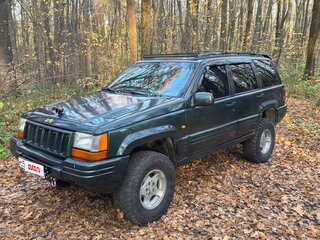 1998 Jeep Grand Cherokee I (ZJ) Рестайлинг, зелёный, 995000 рублей, вид 2