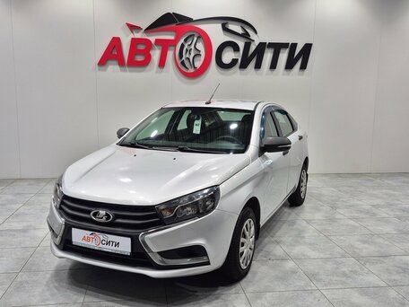 2016 Lada (ВАЗ) Vesta I, серебристый, 720000 рублей, вид 3