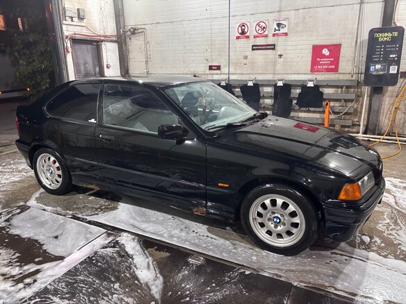 1997 BMW 3 серии Compact 316i III (E36), чёрный, 390000 рублей - вид 8