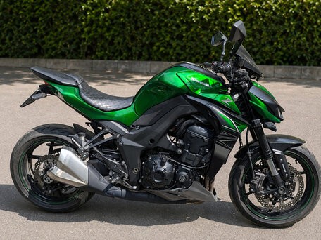 2018 Kawasaki Z 1000, зелёный, 900000 рублей, вид 4